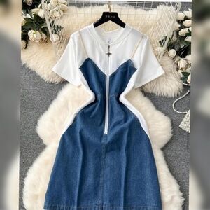 Women jeans short jeans dress